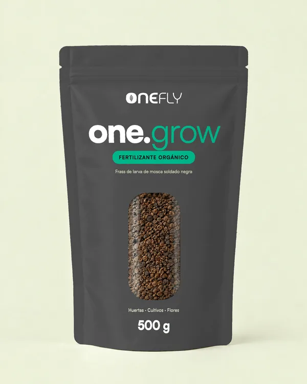 one.grow, fertilizante orgánico de frass de larva